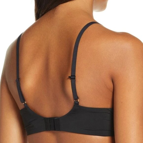 Natori Bra 30DD Black Push-Up Convertible Underwire J-Hook 727229 NWT - Picture 3 of 11